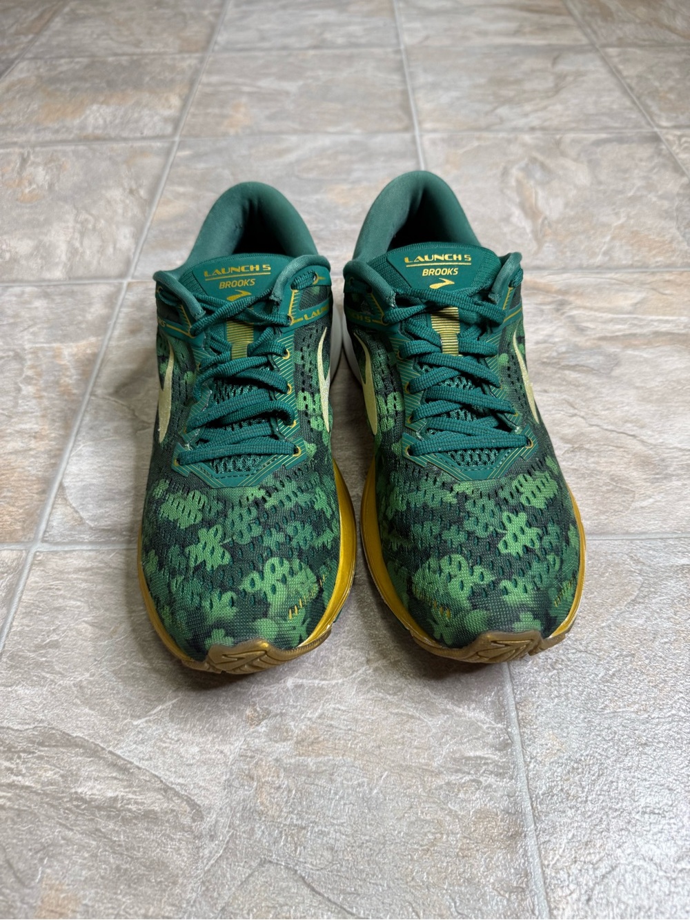 Brooks Launch 5 Run Lucky Women’s Shoe Size 9.5 Green Preowned
